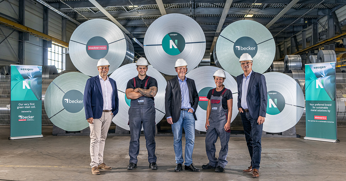 Nexigen® green steel carbon classification Klöckner Klöckner & Co SE